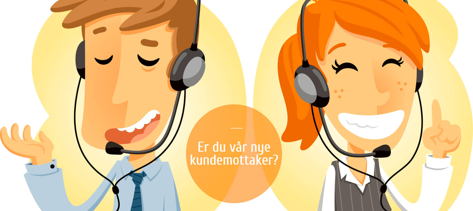 Vi søker etter kundemottaker 1
