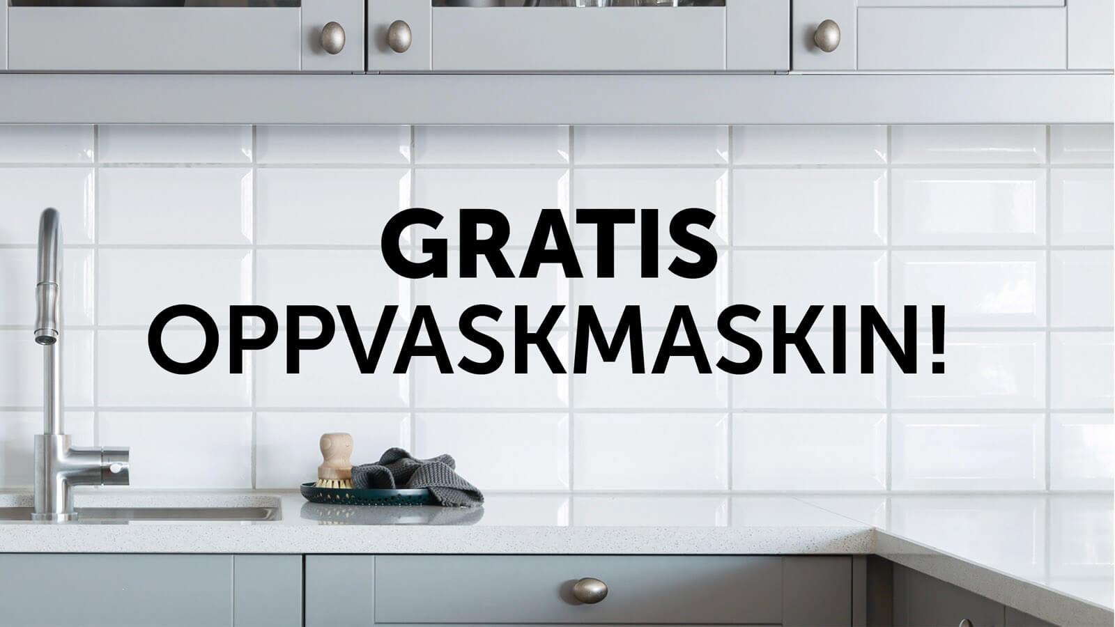 Gratis oppvaskmaskin